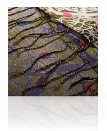 Палантин Женский S-TREE.DOTS/OLIVE